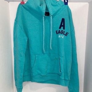 Teal American Eagle Hoodie
